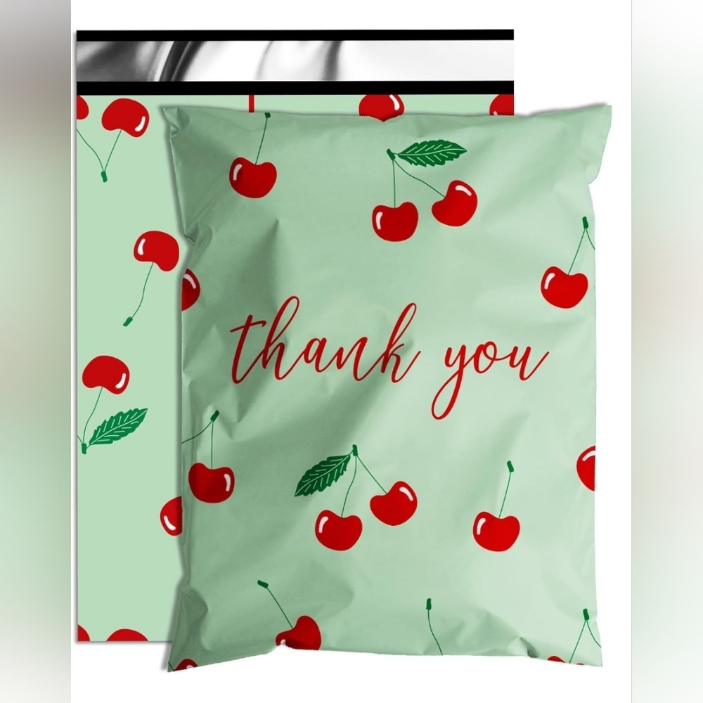 1 set of Cherry Poly Mailers